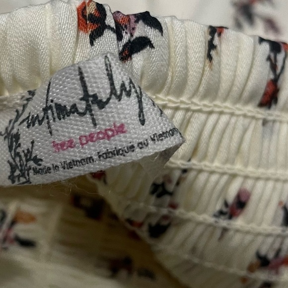 Free People Out And About Maxi Slip Dress in Ivory Combo Romantic‎ Feminine Sz S - Picture 14 of 15